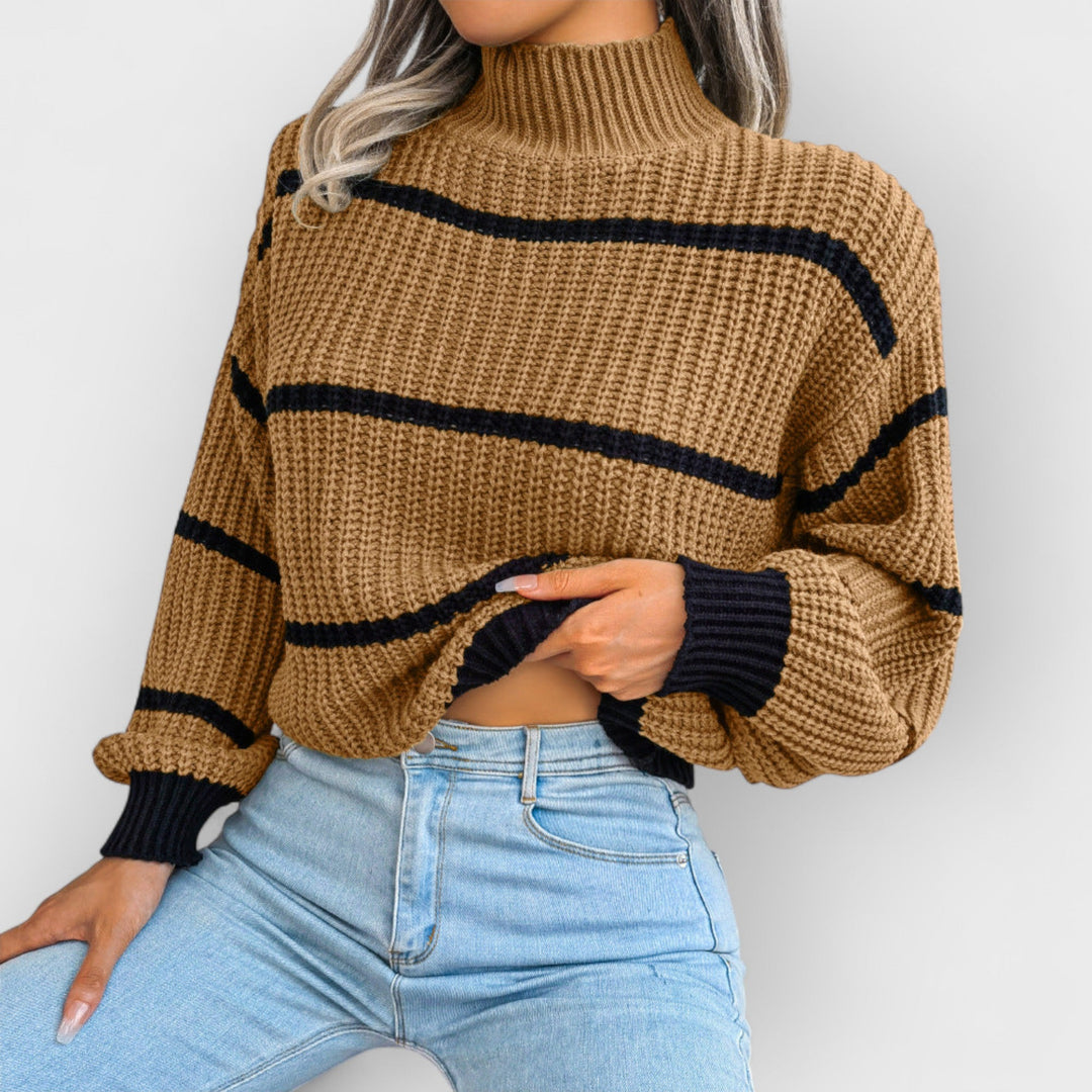 LUCIENDA - STRIPED KNIT JUMPER