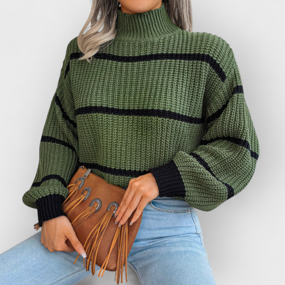 LUCIENDA - STRIPED KNIT JUMPER