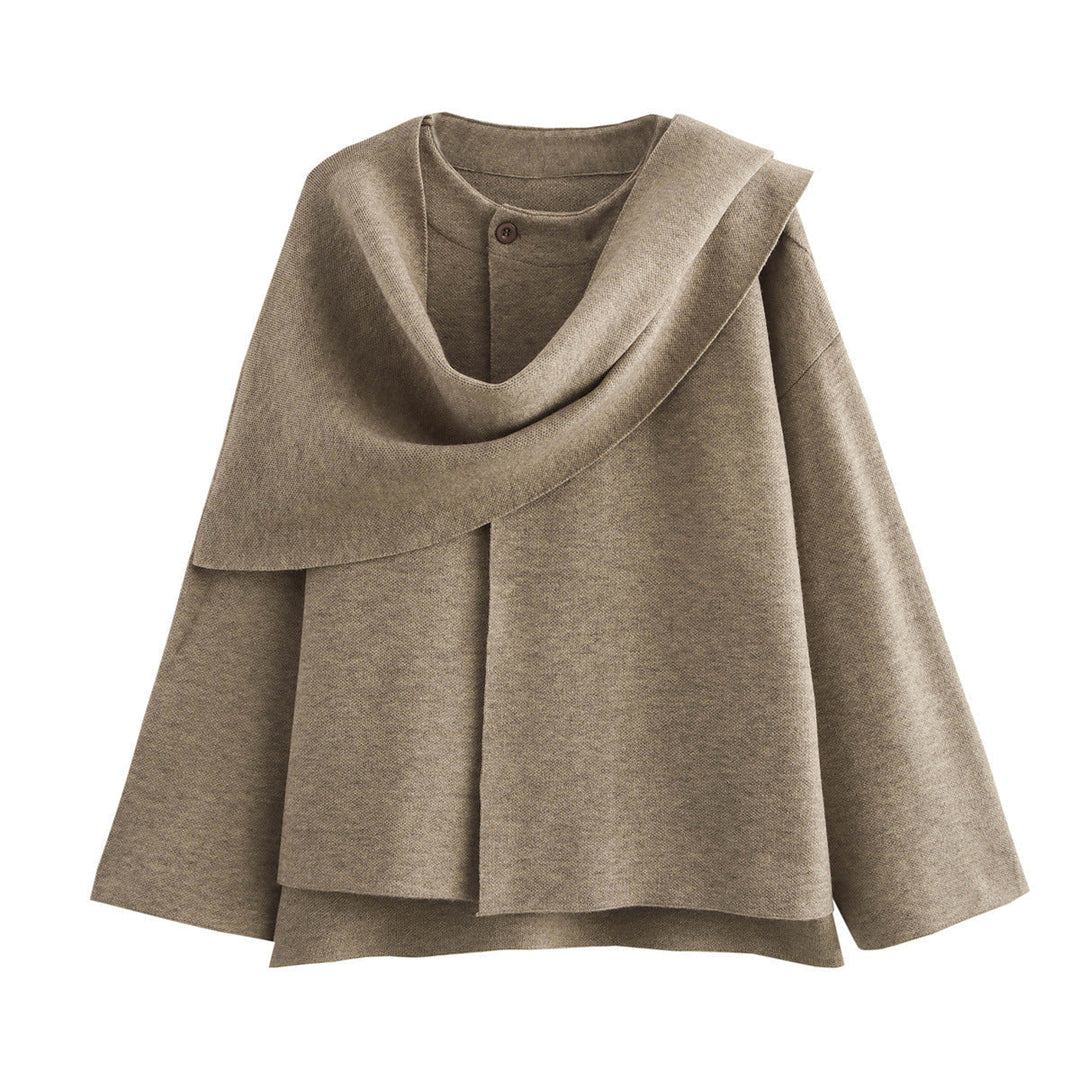 ISLA – OVERSIZED COAT WITH SCARF