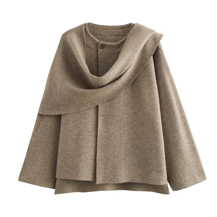 ISLA – OVERSIZED COAT WITH SCARF