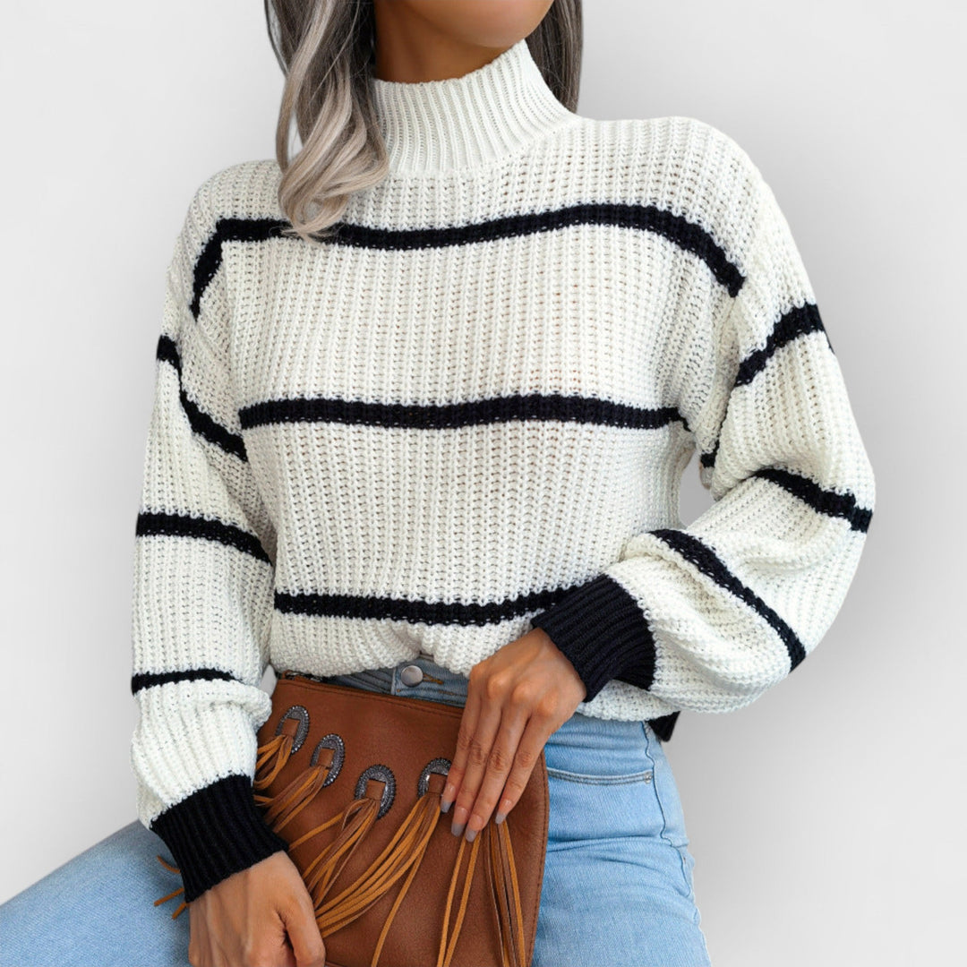 LUCIENDA - STRIPED KNIT JUMPER
