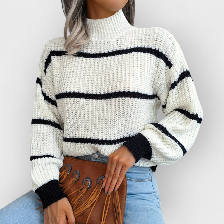 LUCIENDA - STRIPED KNIT JUMPER