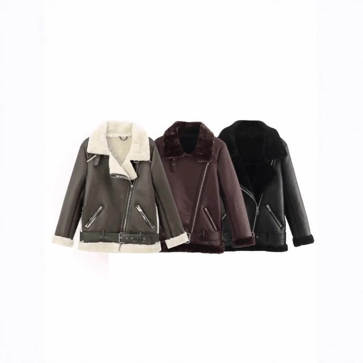 AMIRAH – STRUCTURED BIKER-STYLE JACKET