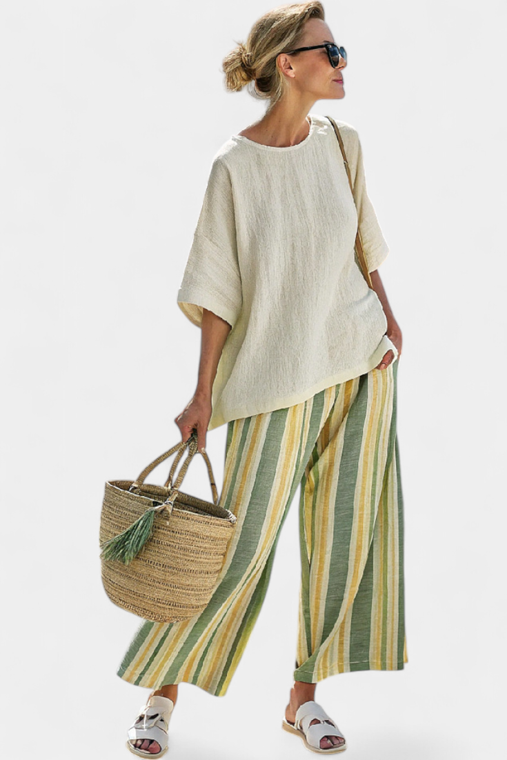 PHOEBE – OLIVE BREEZE SET