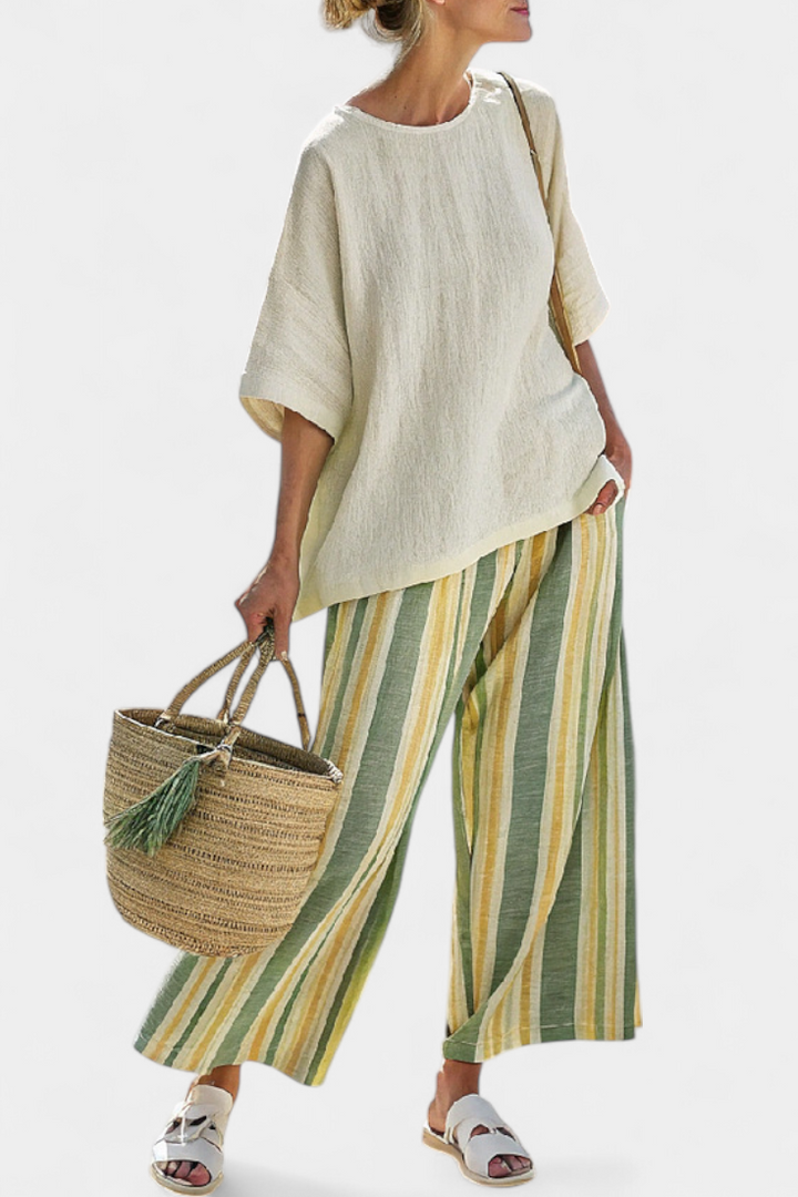 PHOEBE – OLIVE BREEZE SET