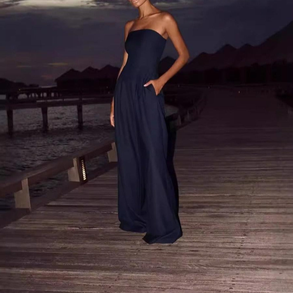 KATE - EFFORTLESS STRAPLESS JUMPSUIT