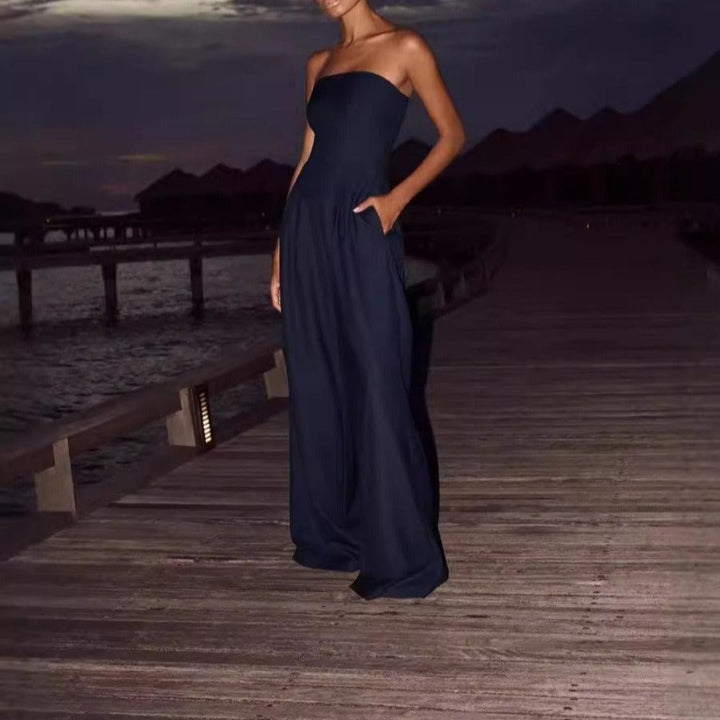 KATE - EFFORTLESS STRAPLESS JUMPSUIT