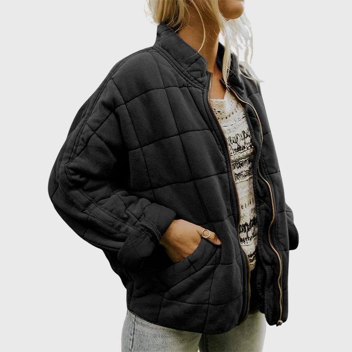 CHARLENE – QUILTED BOMBER JACKET