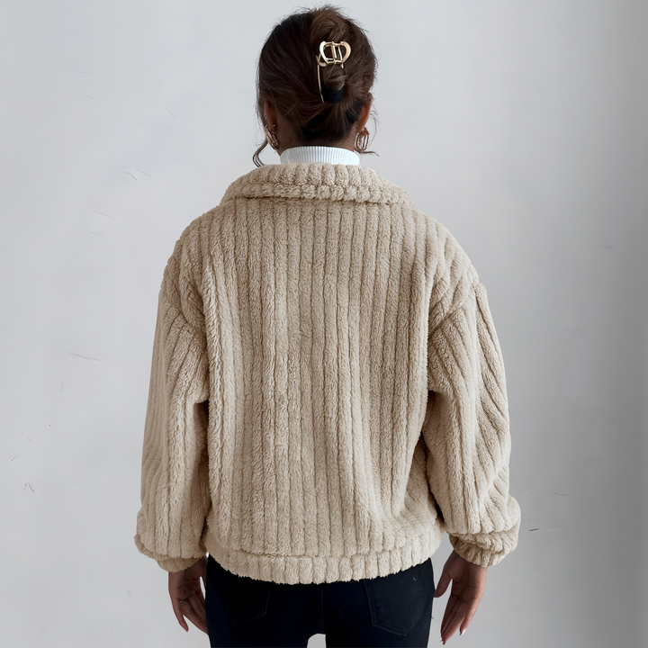 MORGAN – PLUSH BUTTON-FRONT JACKET