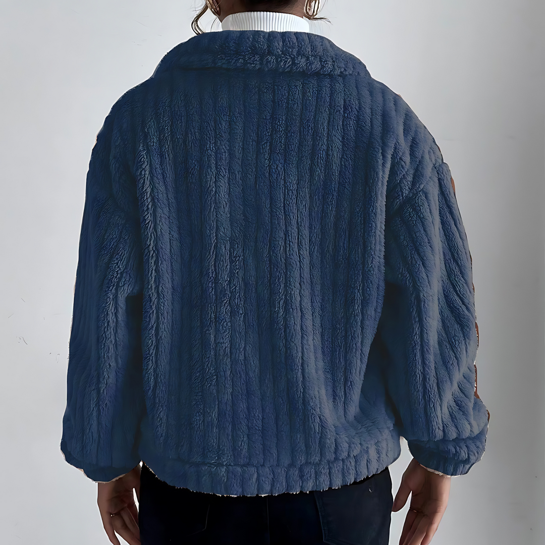MORGAN – PLUSH BUTTON-FRONT JACKET