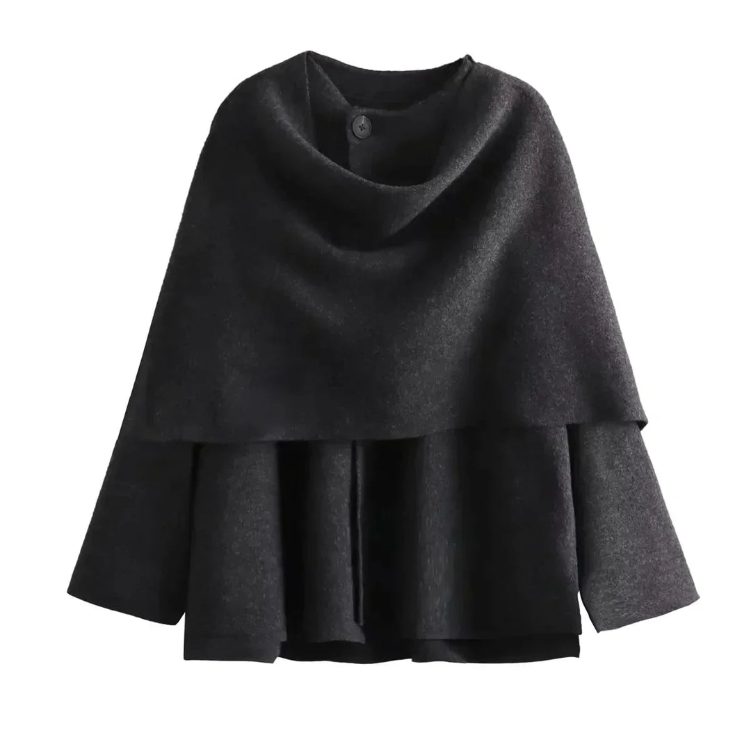 ISLA – OVERSIZED COAT WITH SCARF