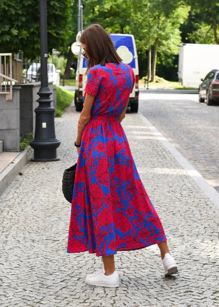 LOUISE - WRAP STYLE DRESS
