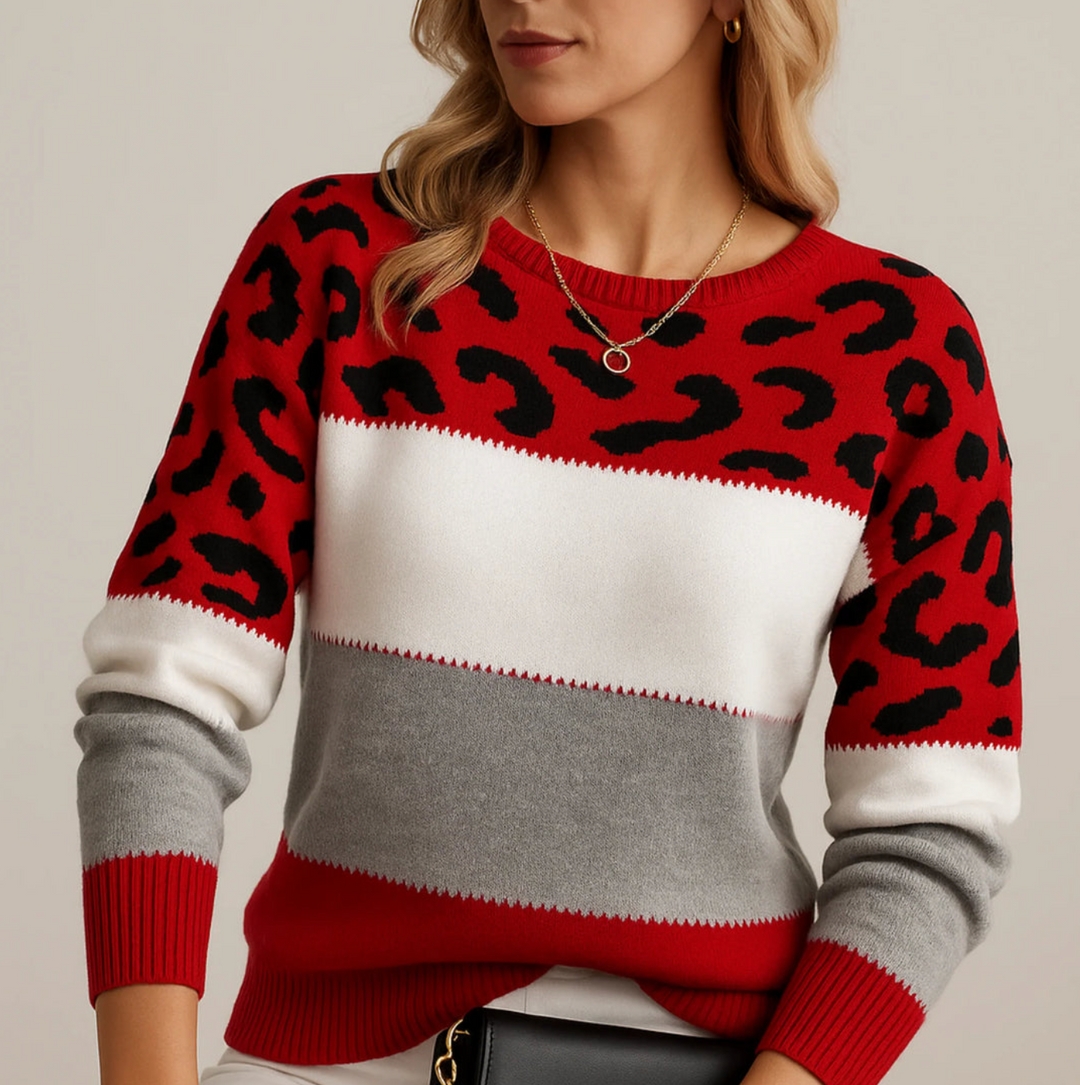 IDA – LEOPARD PRINT JUMPER
