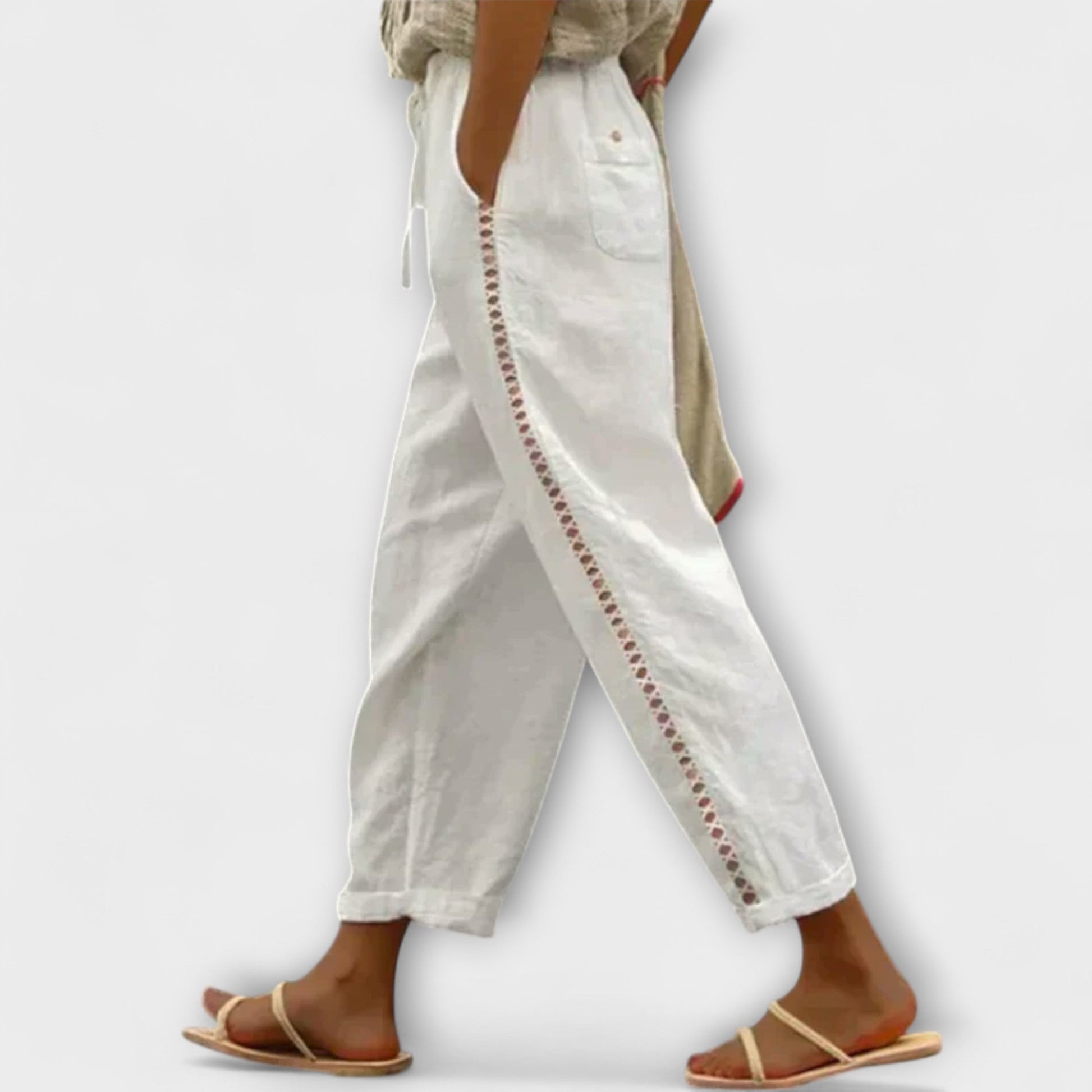 ODELIA - RELAXED CROPPED TROUSERS