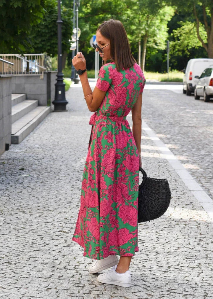 LOUISE - WRAP STYLE DRESS