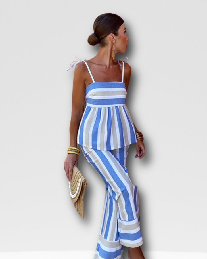 WENDY - AIRY FLARE TOP & TROUSER SET