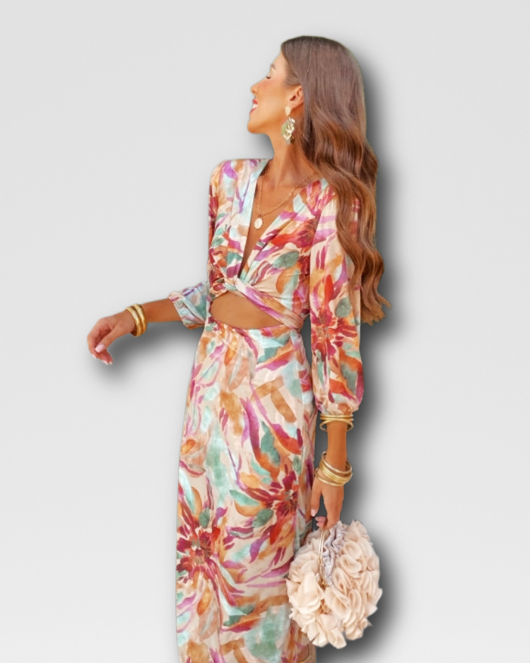 VALERIE - CUT-OUT MAXI DRESS
