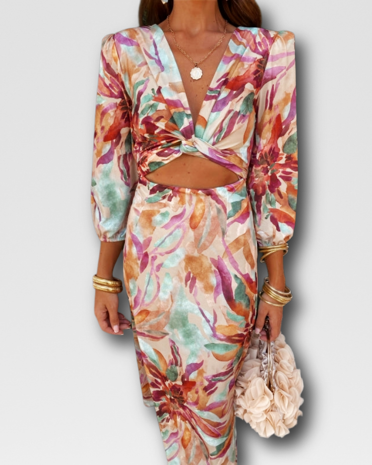 VALERIE - CUT-OUT MAXI DRESS