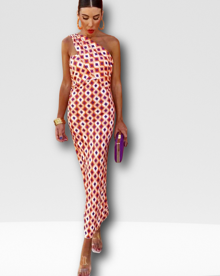 CASEY - ASYMMETRIC ELEGANCE DRESS