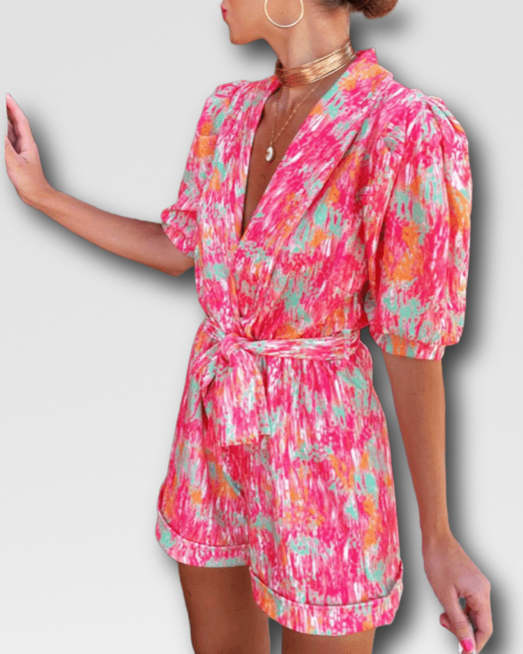 BLAIR - VIBRANT CROSSOVER JUMPSUIT