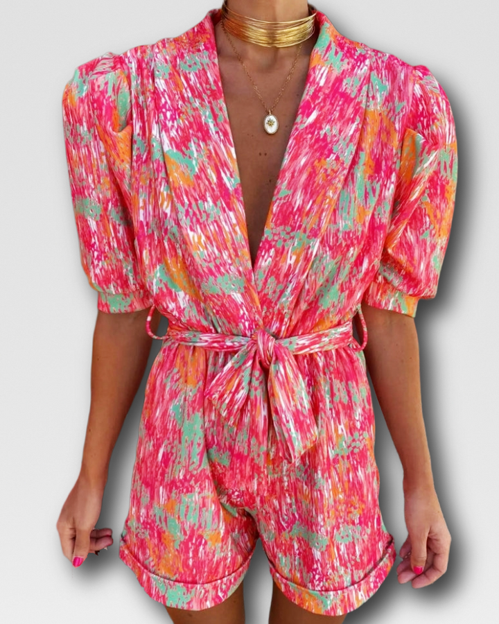 BLAIR - VIBRANT CROSSOVER JUMPSUIT