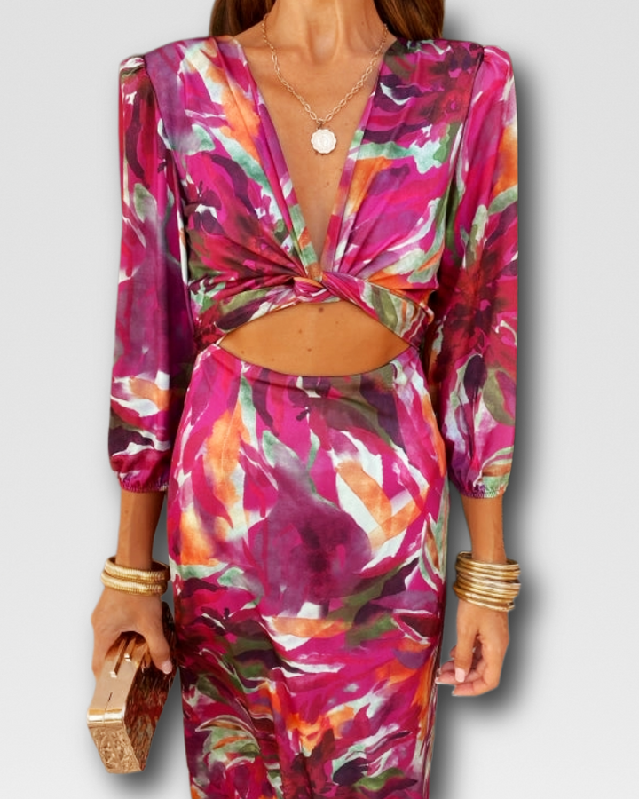 VALERIE - CUT-OUT MAXI DRESS