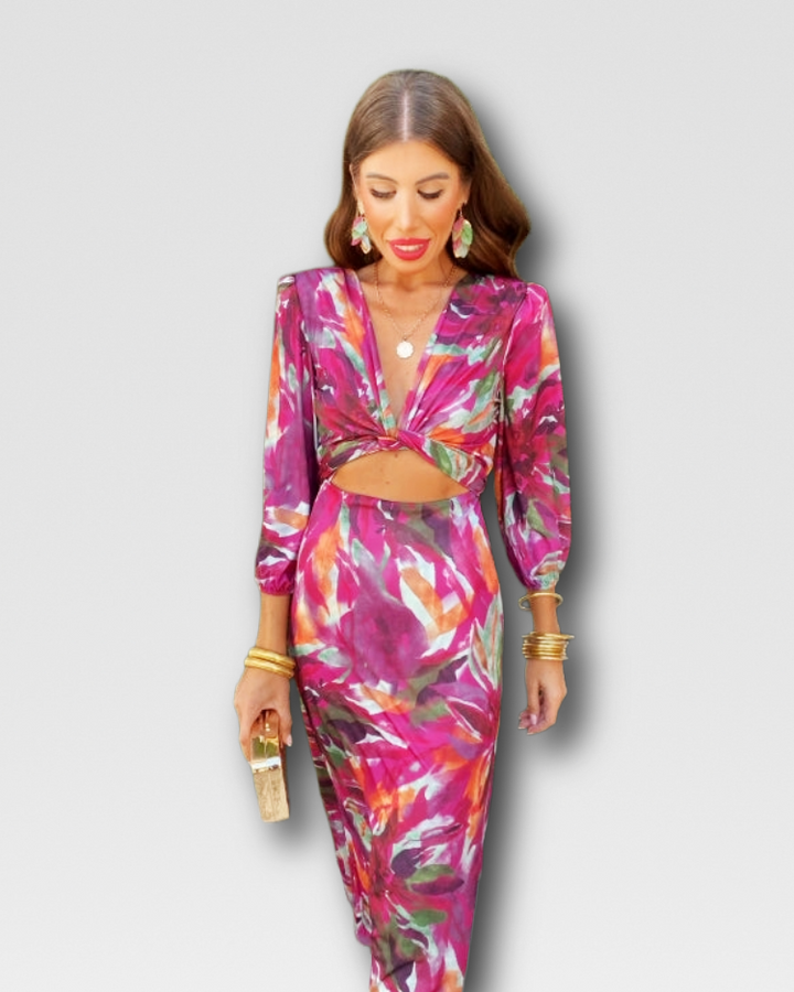 VALERIE - CUT-OUT MAXI DRESS