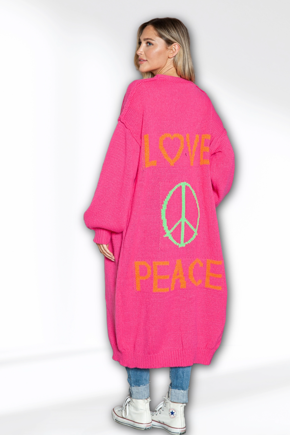 EMILY – LOVE & PEACE CARDIGAN