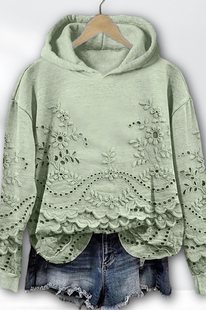 BECKY – LACE MEADOW HOODIE