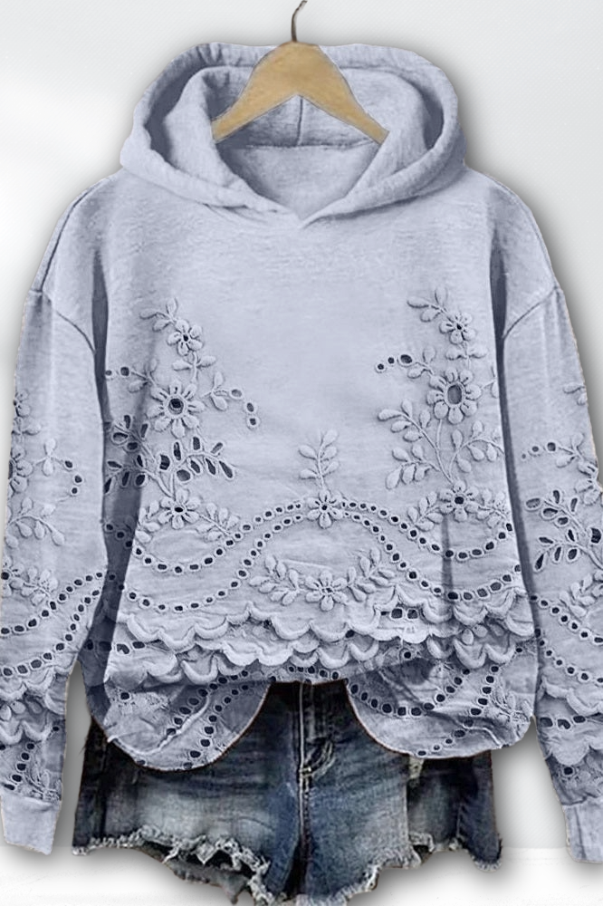 BECKY – LACE MEADOW HOODIE