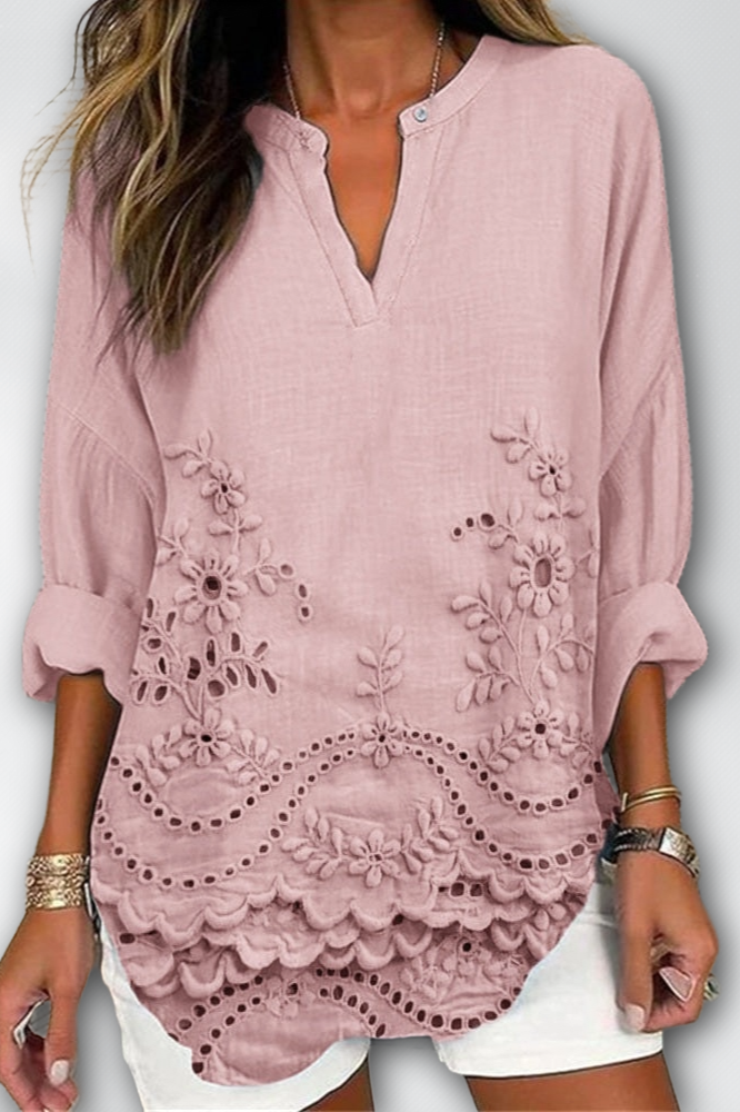 JOCELYN – COASTAL BLOOM BLOUSE