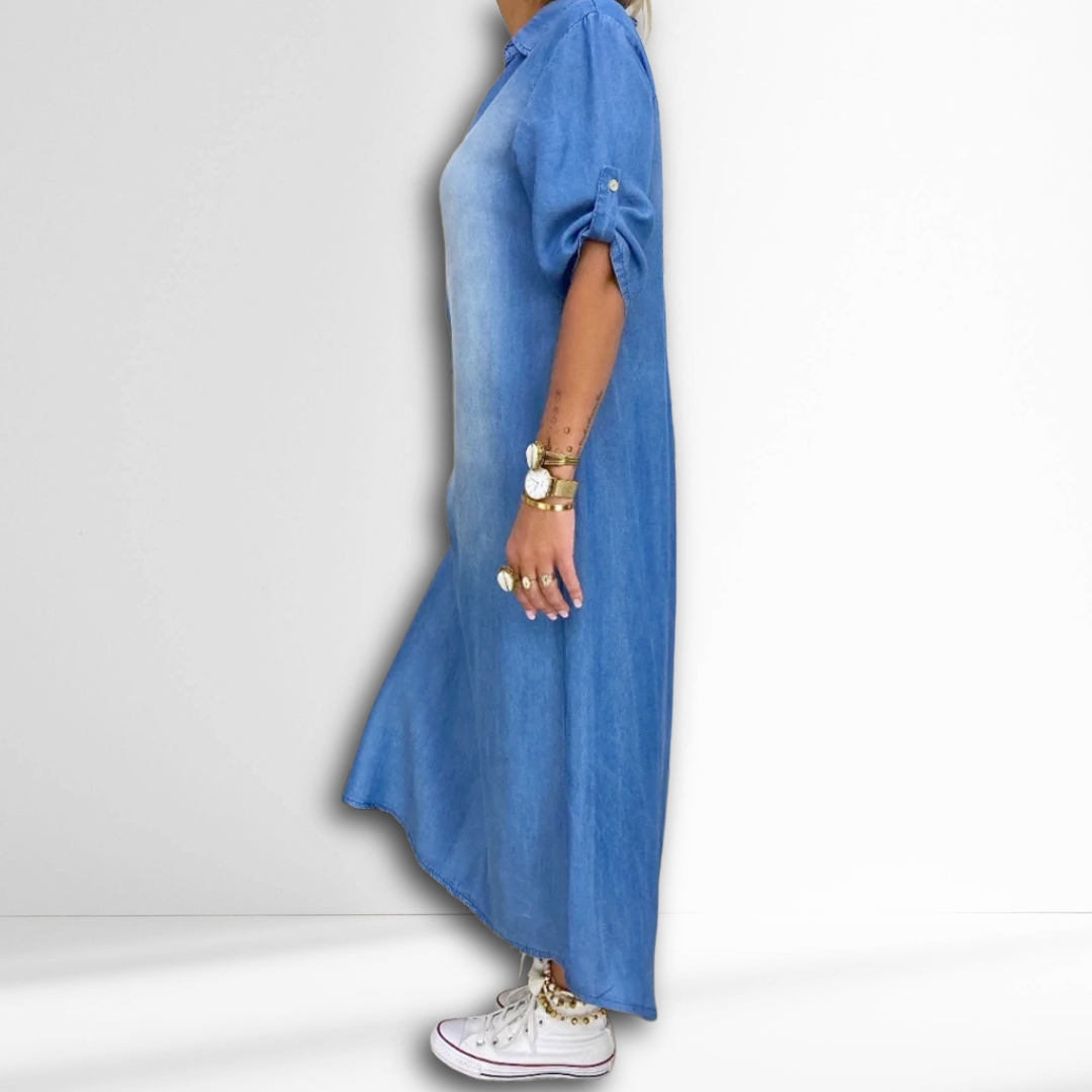 NOLA - TIMELESS DENIM DRESS
