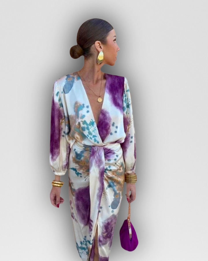 MEGAN - WRAP DRESS IN EFFORTLESS ELEGANCE