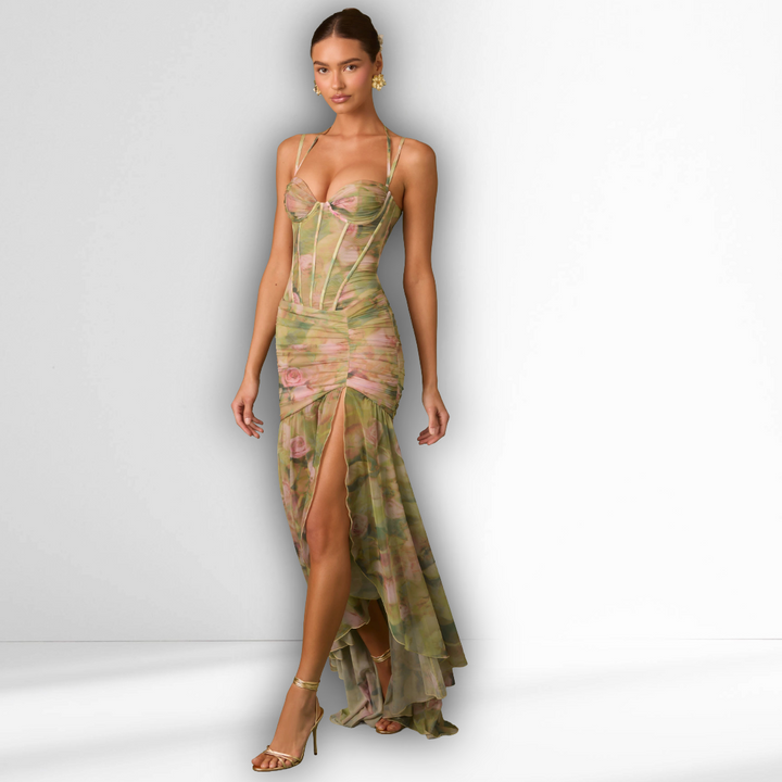MARCIA - CORSET MAXI DRESS