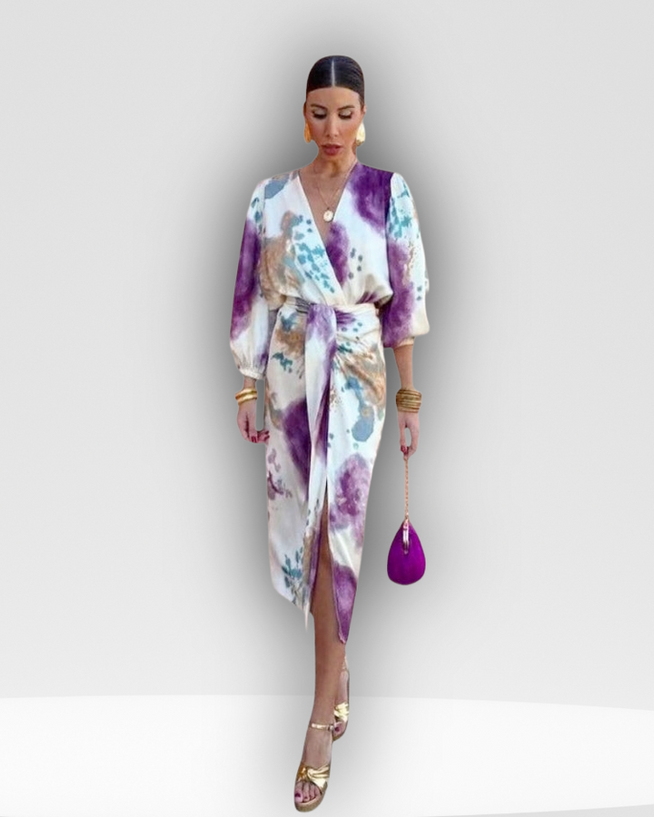 MEGAN - WRAP DRESS IN EFFORTLESS ELEGANCE