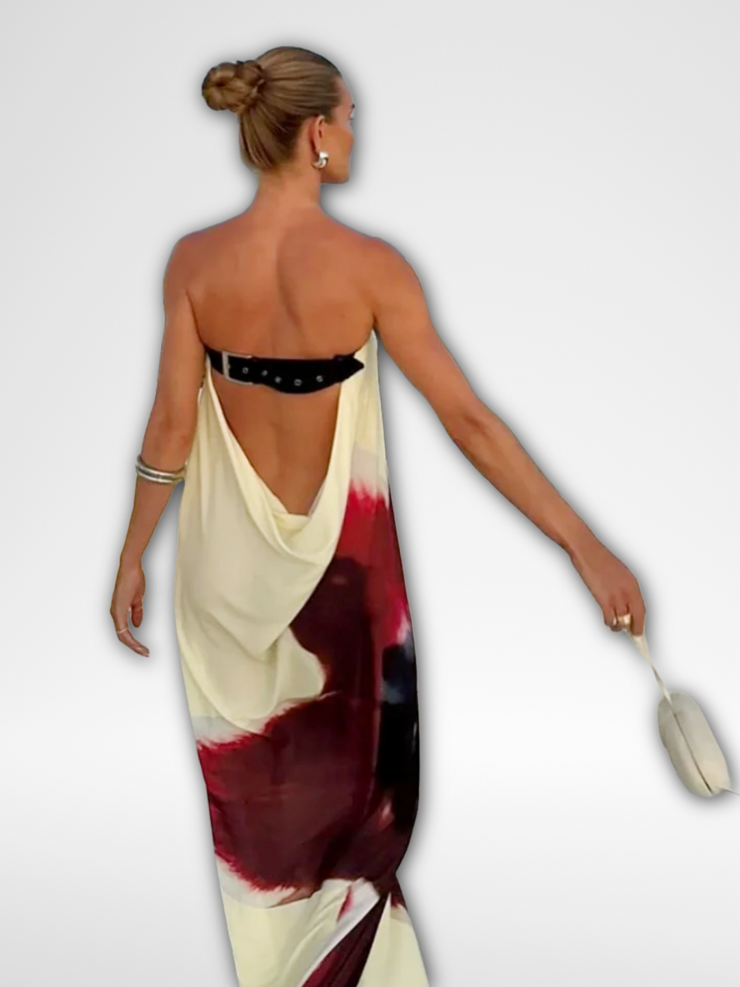 ELARA - FLOWING STRAPLESS GOWN