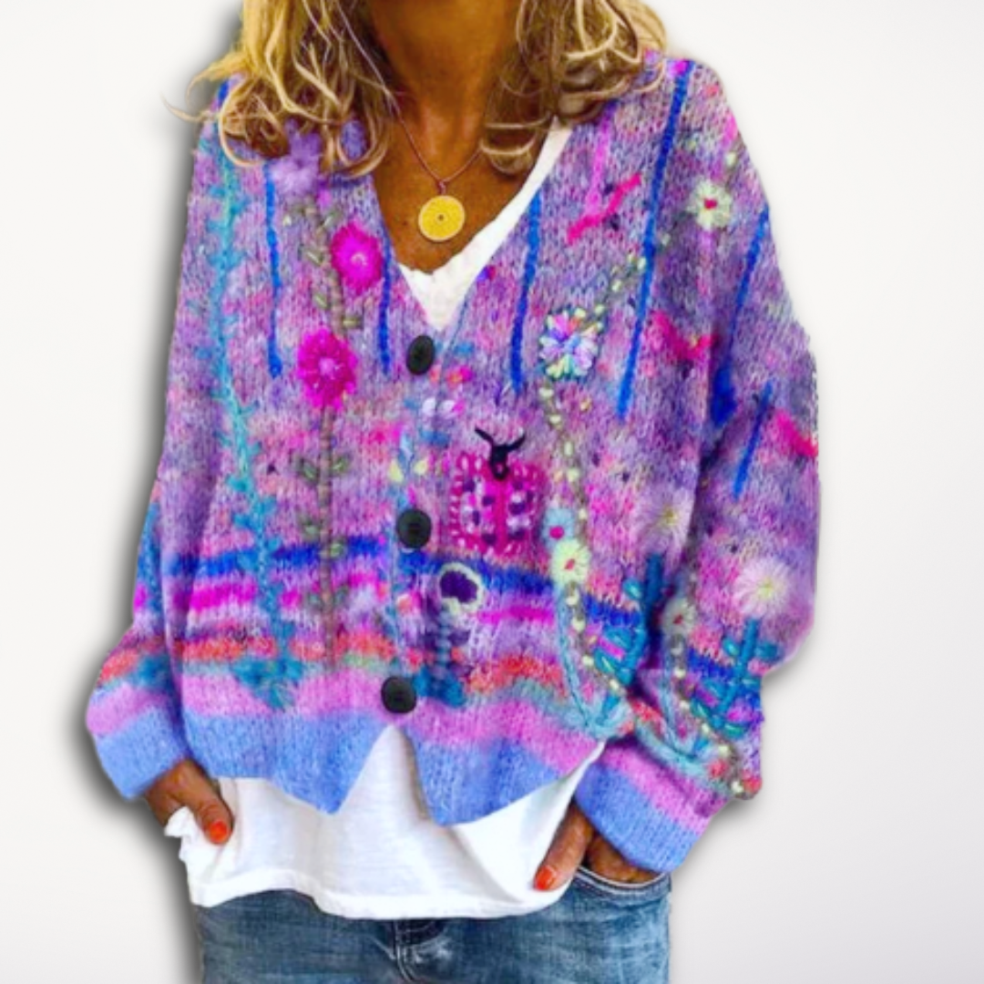 LYNNE – FLORAL CARDIGAN
