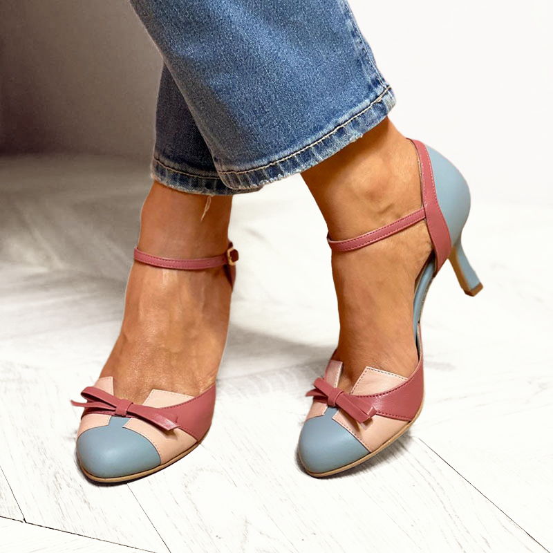 NINA – VINTAGE-INSPIRED BOW HEEL