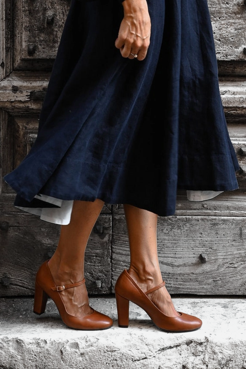 KIMBERLEY – CLASSIC TAN MARY JANE HEEL