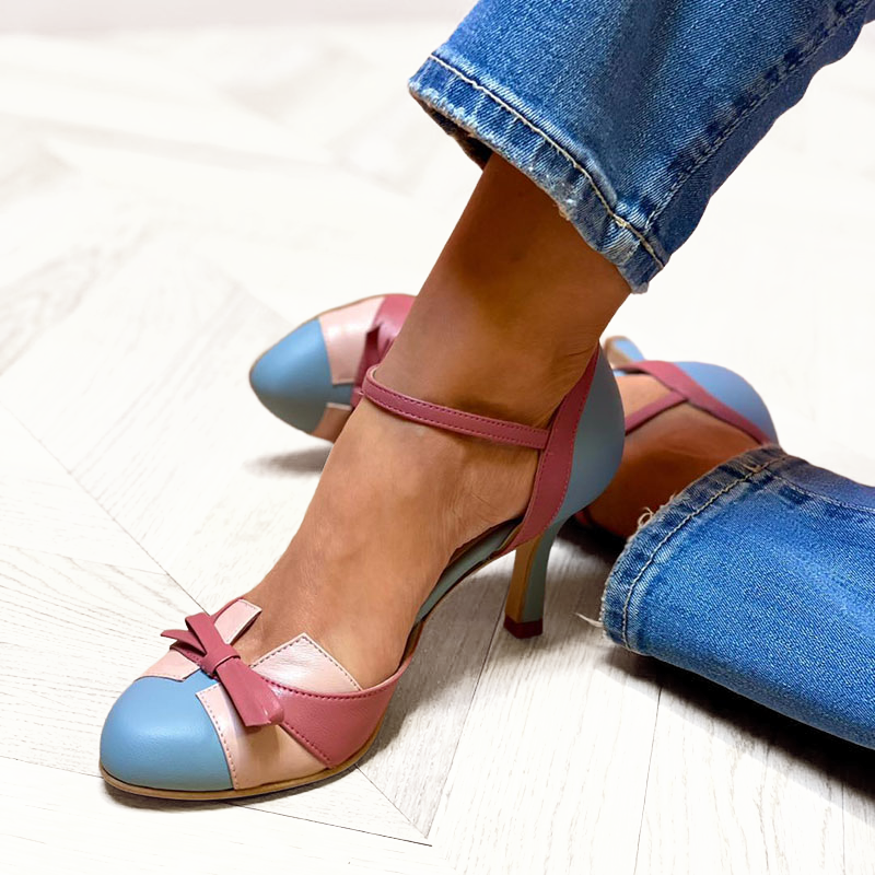 NINA – VINTAGE-INSPIRED BOW HEEL