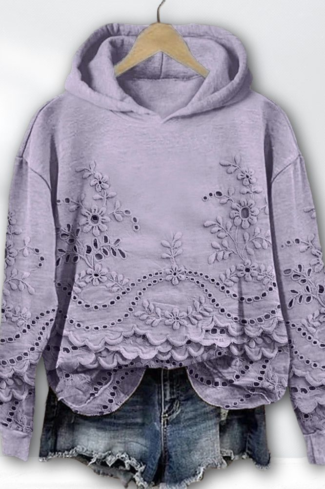 BECKY – LACE MEADOW HOODIE