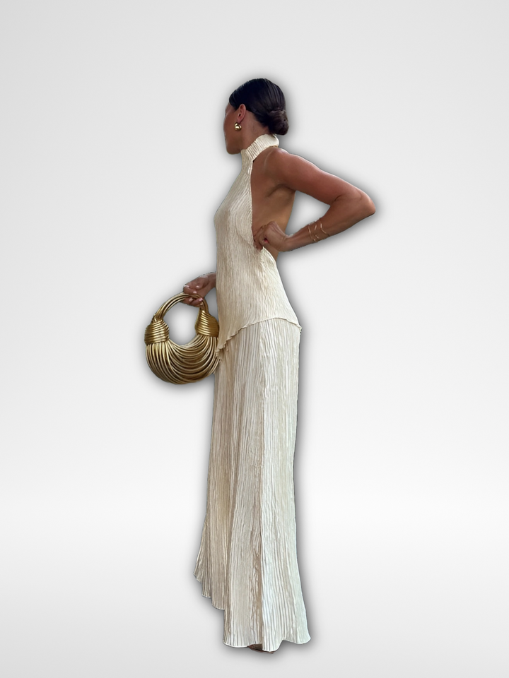 GABRIELLA - PLEATED COORDINATED SET