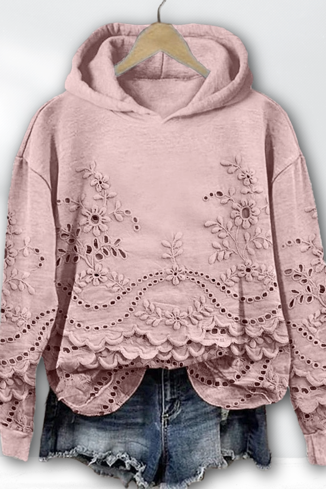 BECKY – LACE MEADOW HOODIE