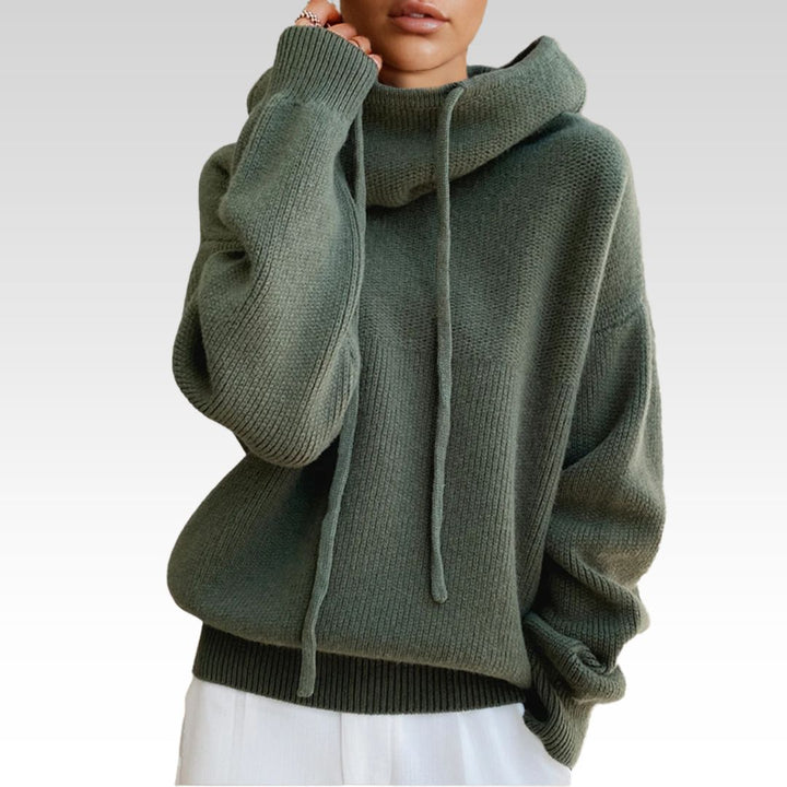 AUDREY – ROLLNECK LUXE HOODIE