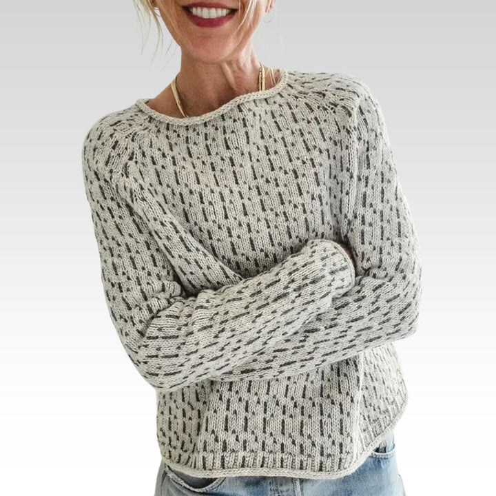 GEMMA – CREW NECK ELEGANCE JUMPER