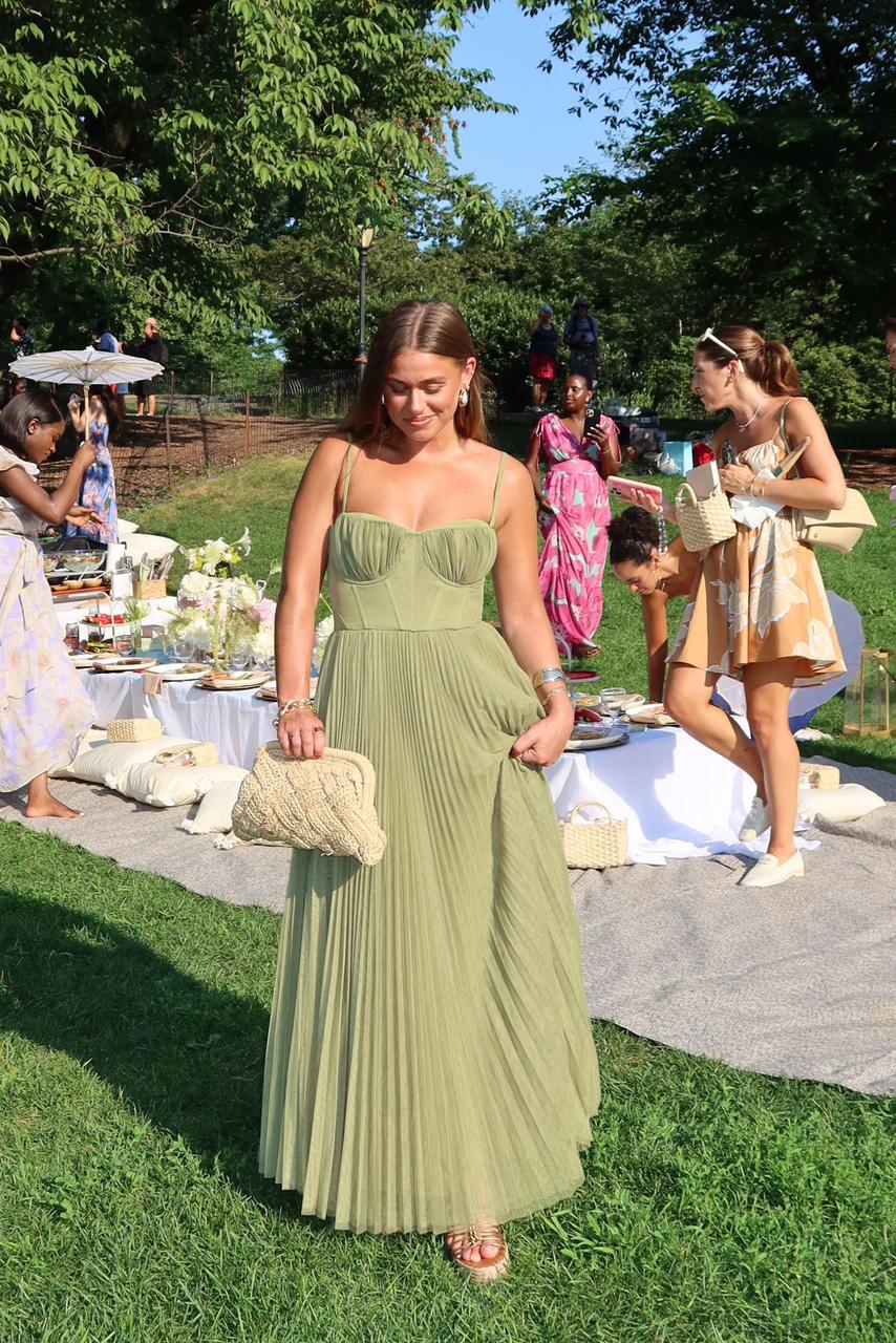 JENNA - BUSTIER MIDI DRESS
