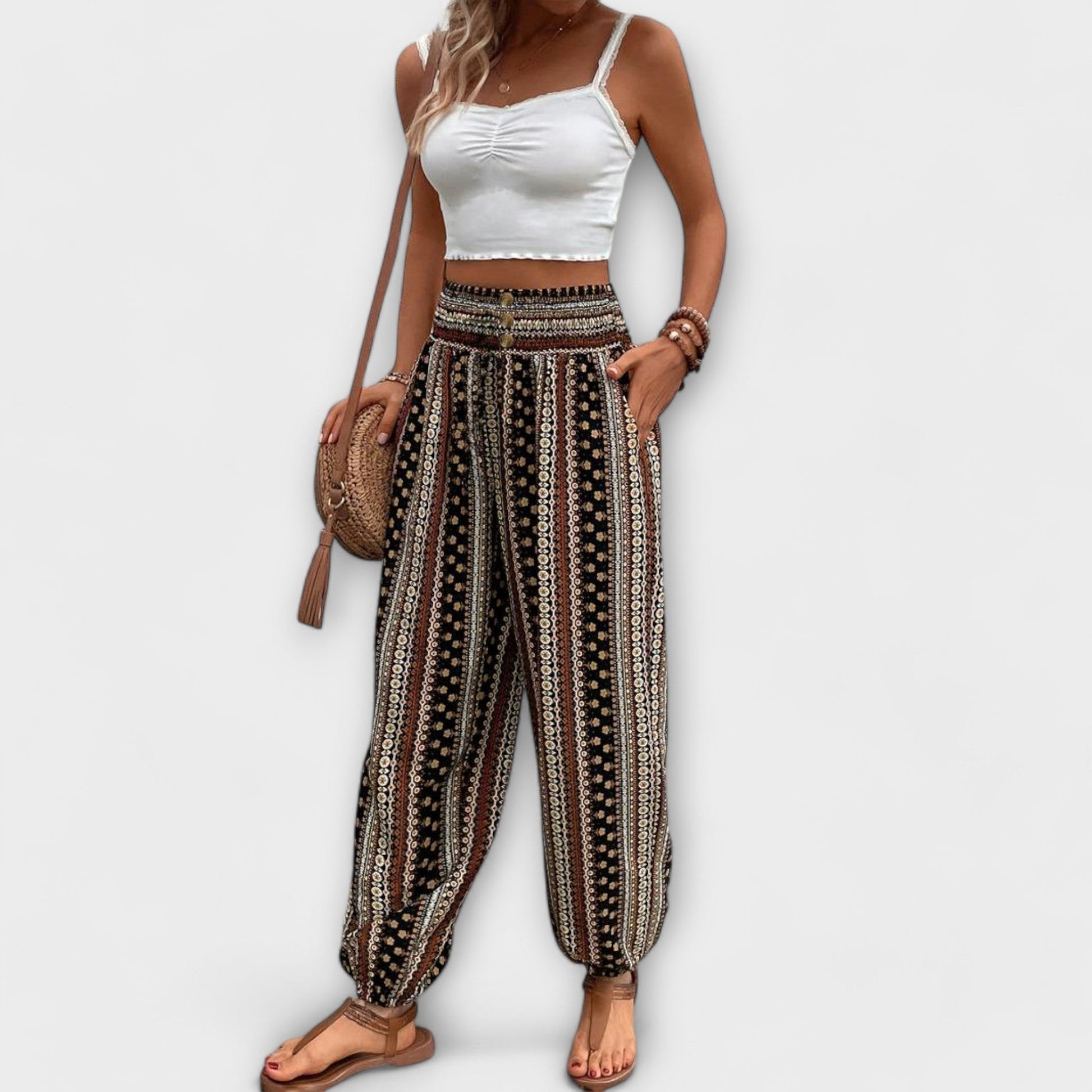 CAITLIN - ETHNO-CHIC TROUSERS