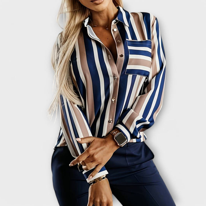 SHONA - TIMELESS STRIPED BLOUSE
