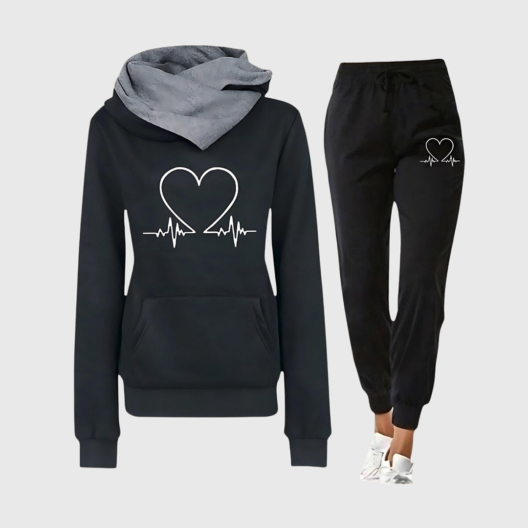 ALICE - HEART-PRINT TRACKSUIT