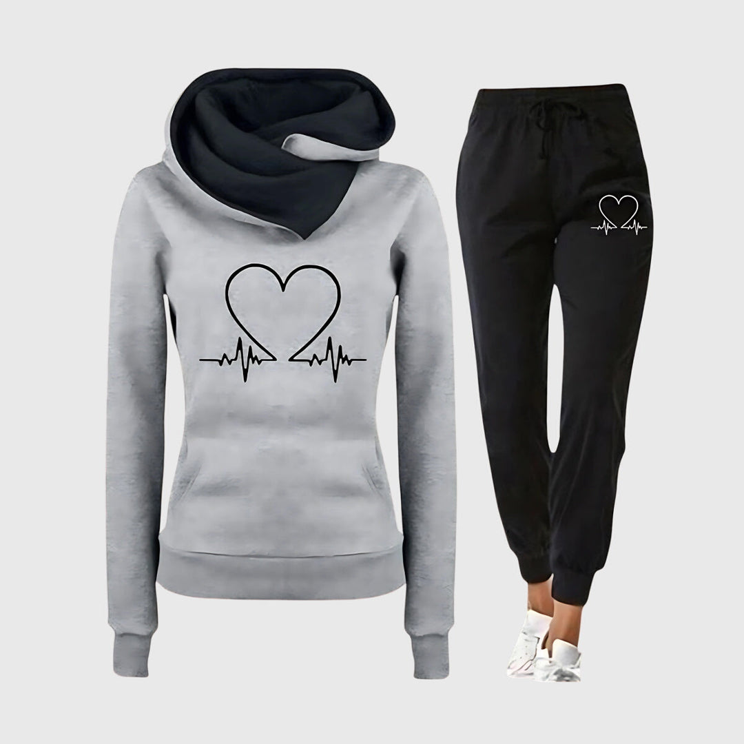 ALICE - HEART-PRINT TRACKSUIT